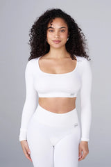 W449 Ribbed Seamless Longsleeve crop