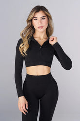 W543 Core Hourglass quarter zip